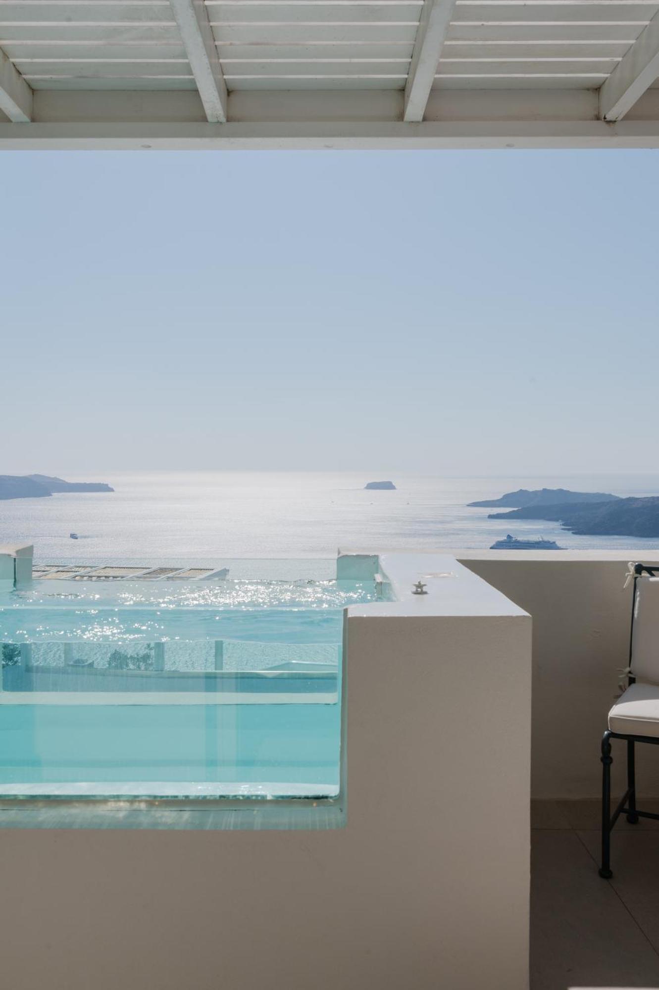 Apeiron Blue Santorini - Sustainable Adults Only 14 Plus 费拉 外观 照片